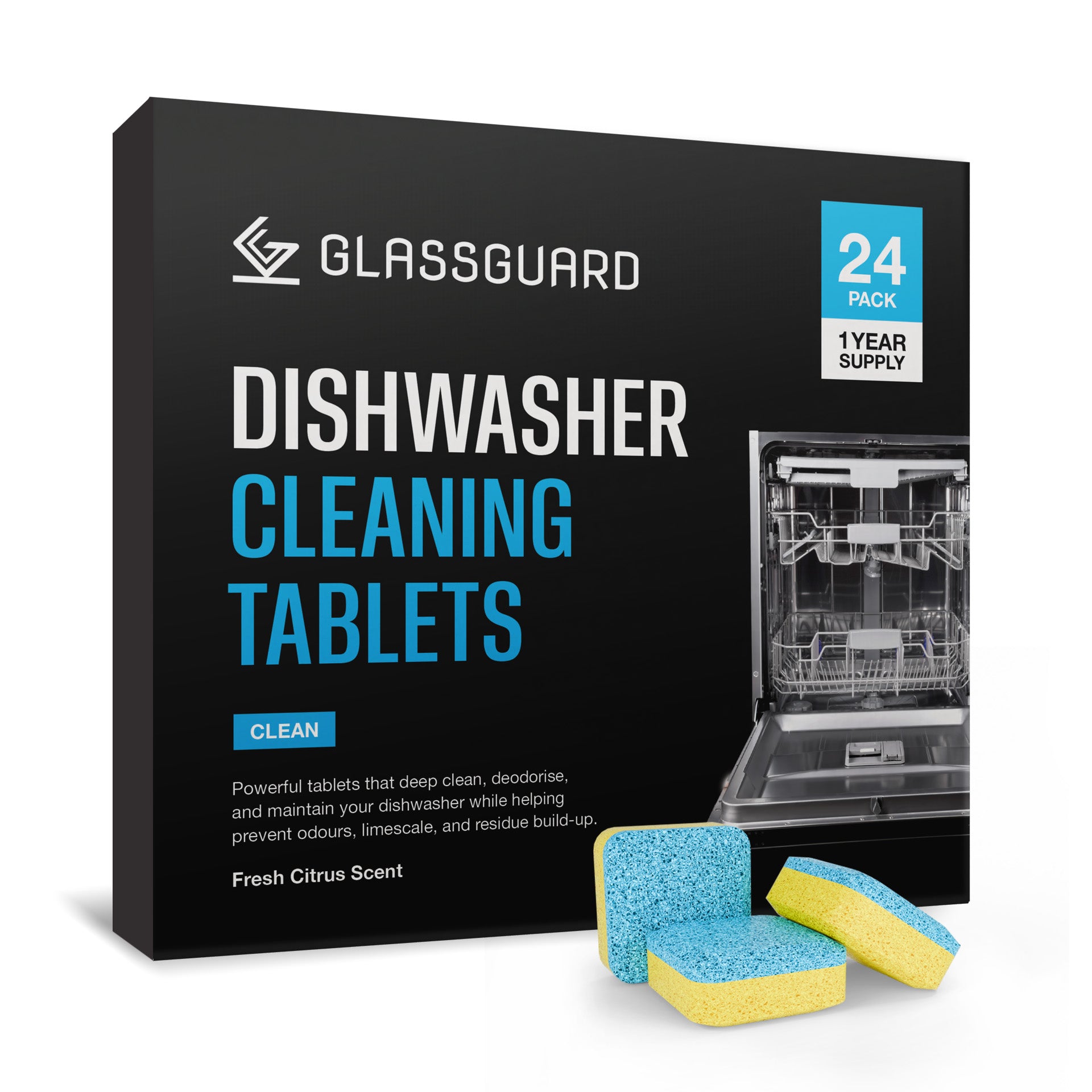 GLASSGUARD® Dishwasher Cleaning Tablets