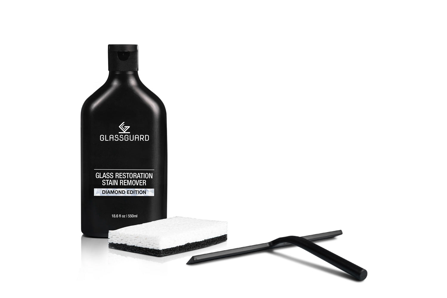 GLASSGUARD™ Glass Stain Remover + Squeegee Bundle