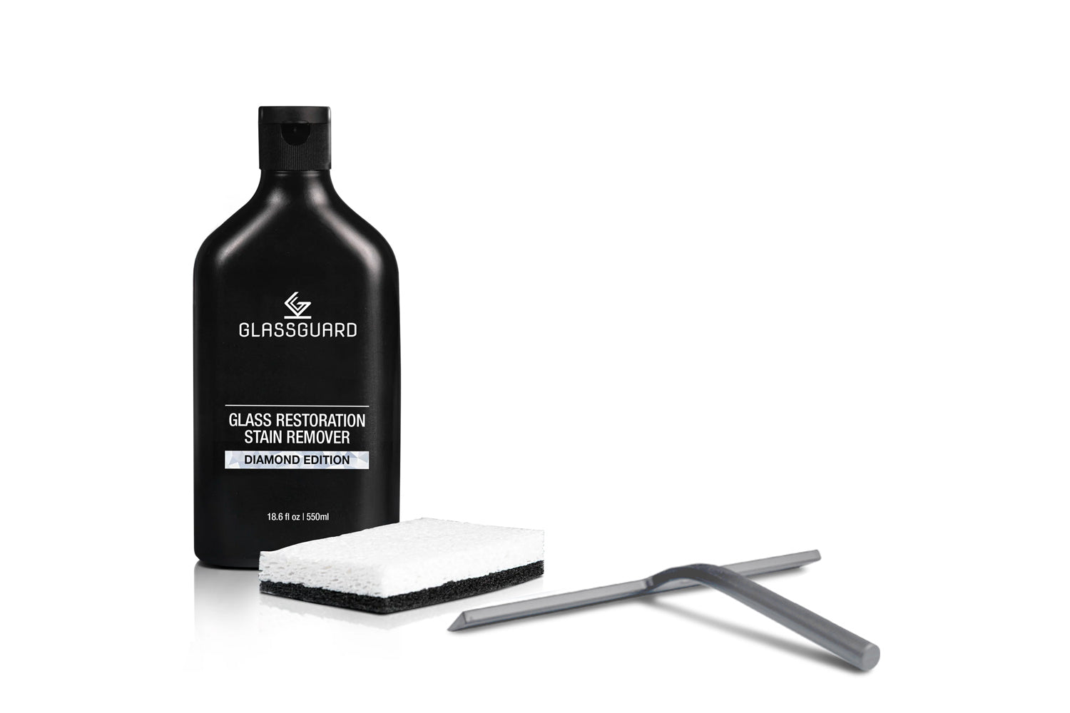 GLASSGUARD™ Glass Stain Remover + Squeegee Bundle