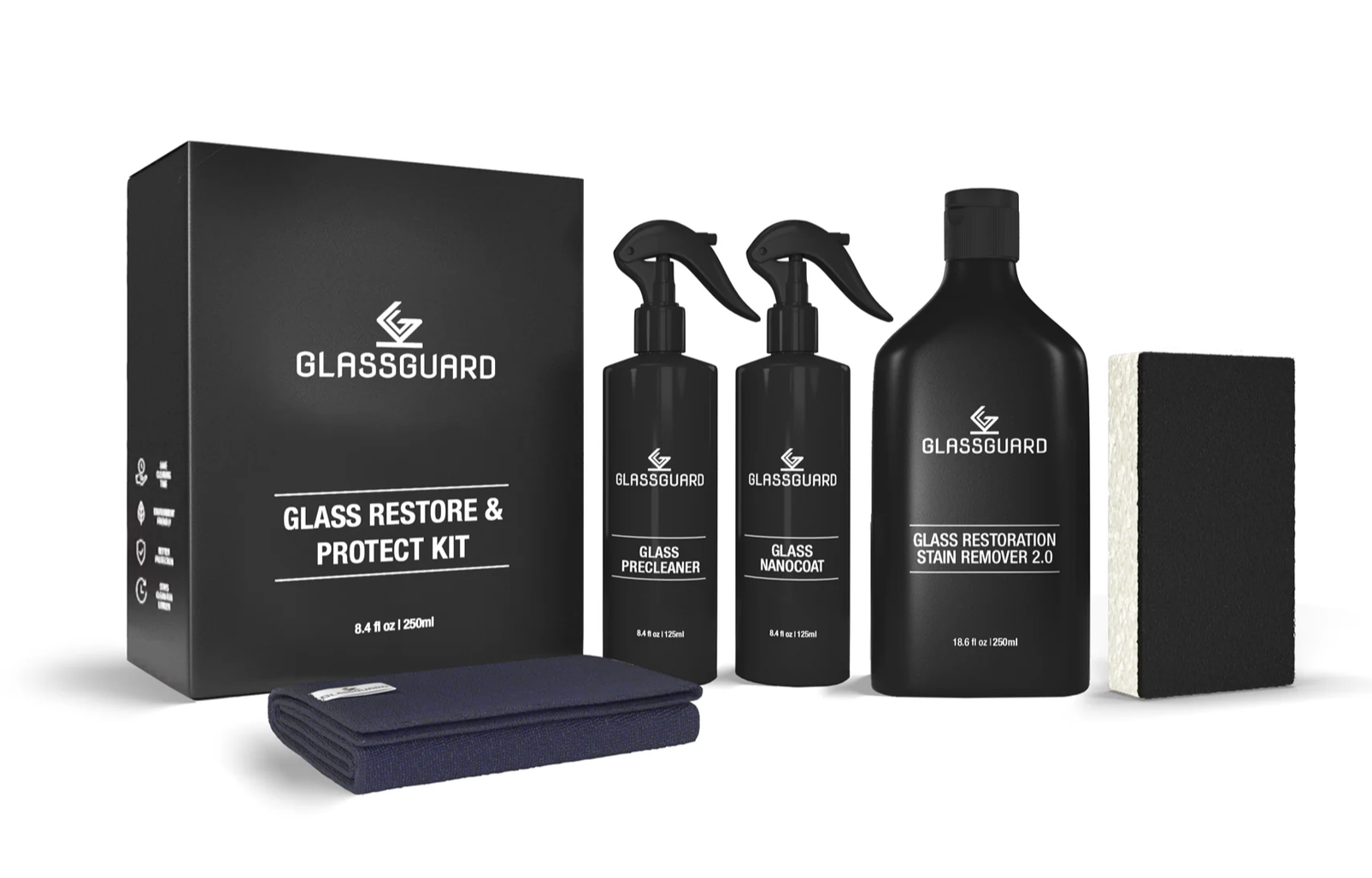 GLASSGUARD™ Glass Restore & Protect Kit