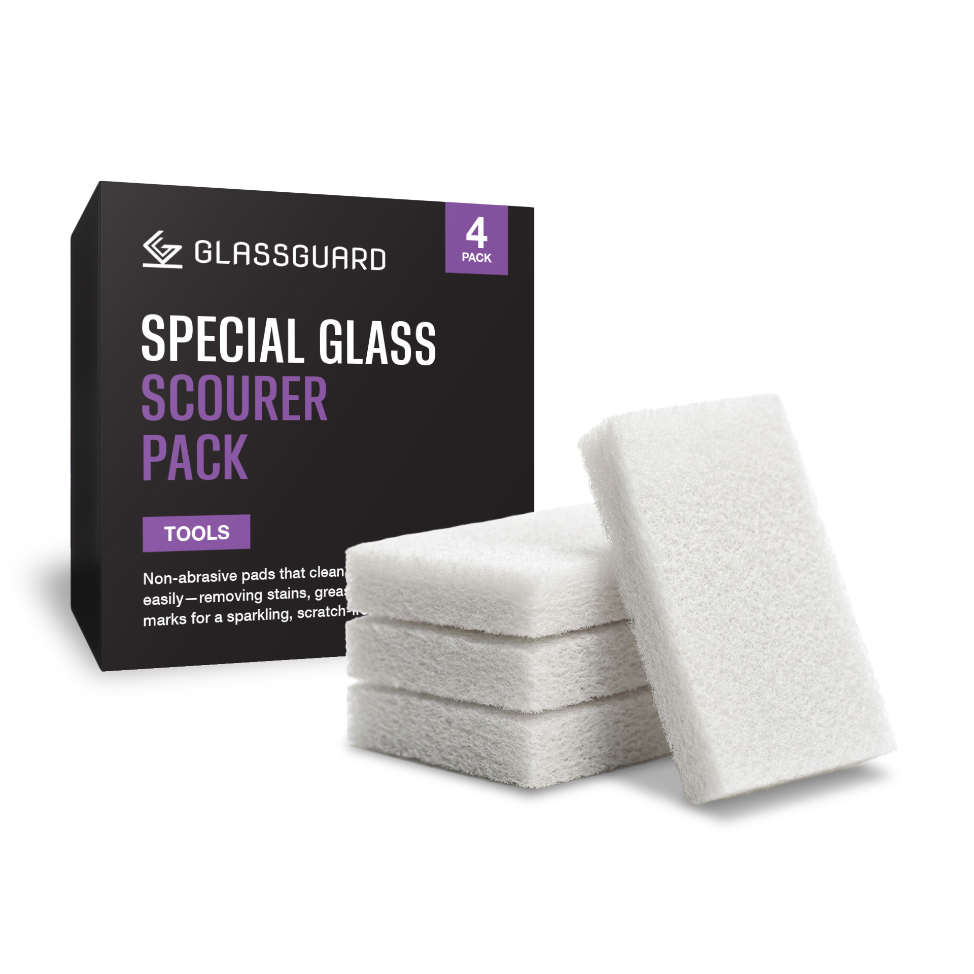 GLASSGUARD® Special Glass Scourer 4 Pack image