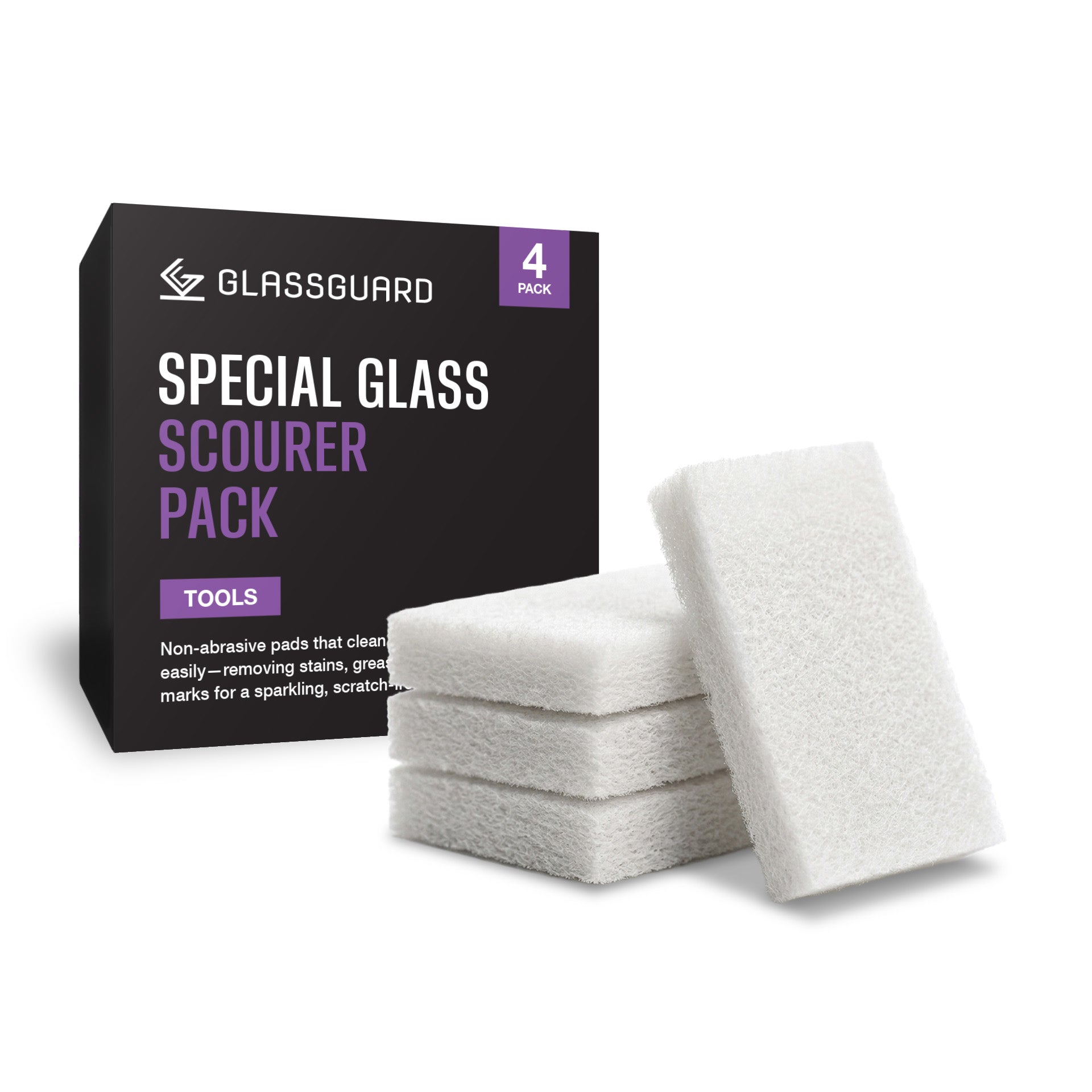 GLASSGUARD® Special Glass Scourer 4 Pack